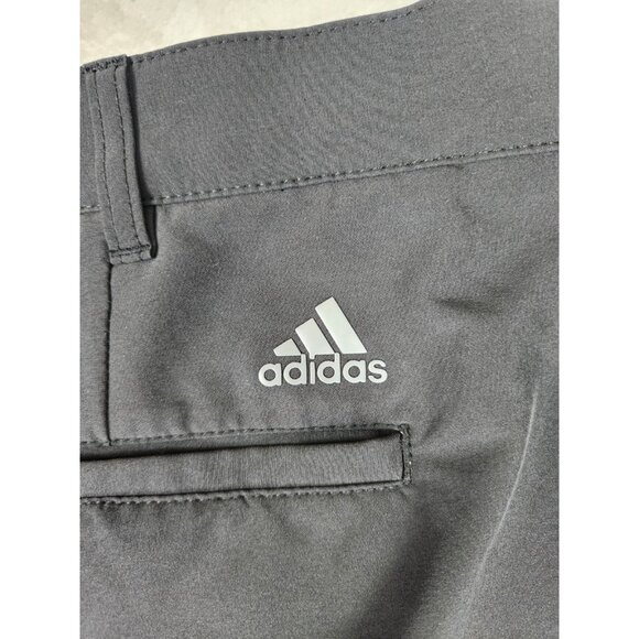 Adidas Golf Shorts Mens 52 Black Climalite Performance Chino 9.5" Inseam - Picture 9 of 16